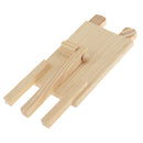 1 Set Tabletop Wood Easel Blackboard Chalkboard Display Erasable Memo Board