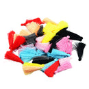 50 Pieces Mixed Color Silk Tassels Charms Satin Tassel for Bookmark Craft Phone Chain Bag Pendant Key Ring Making 4cm