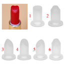 DIY Creative Lipstick Mould Lip Balm Mold Silicone Cosmetic Tool for 12.1mm Tube Heart Shape