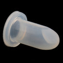 Clear Nail Shaped Silicone Lipstick Lip Balm Mold DIY Makeup Tool for 12.1mm Tube