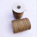 Multi Use 100m 1.5mm Natural Brown Jute Hemp Rope Twine String Cord Shank Craft Making Scrapbooking