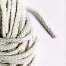 5mm 10m Twisted 100% Cotton Rope Bleached White Cord DIY Beading Packaging Decorating Multi Crafts Use