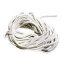 5mm 10m Twisted 100% Cotton Rope Bleached White Cord DIY Beading Packaging Decorating Multi Crafts Use