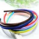 8 Pieces Fabric Plastic Hair Band Hair Hoop Headband Headwear for DIY Kids Hair Bow Hair Accessories