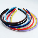 8 Pieces Fabric Plastic Hair Band Hair Hoop Headband Headwear for DIY Kids Hair Bow Hair Accessories