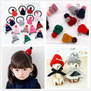 12 Piece Assorted Knitting Wool Flower for DIY Hair Accessories Yarn Hat