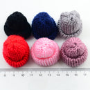 12 Piece Assorted Knitting Wool Flower for DIY Hair Accessories Yarn Hat