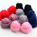 12 Piece Assorted Knitting Wool Flower for DIY Hair Accessories Yarn Hat
