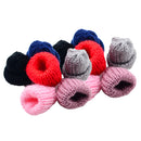 12 Piece Assorted Knitting Wool Flower for DIY Hair Accessories Yarn Hat