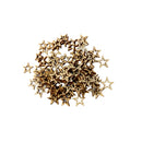 100 Pieces Hollow Star Shape Unfinished Wooden Embellishment Pieces for Scrapbook Craft 10mm