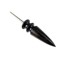DIY Sharp Tip Narra Leather Burnisher Edge Slicker Leathercraft Polishing Tool Drill Ebony 2 Size