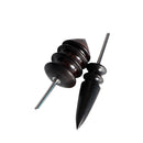 DIY Sharp Tip Narra Leather Burnisher Edge Slicker Leathercraft Polishing Tool Drill Ebony 2 Size