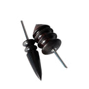 DIY Sharp Tip Narra Leather Burnisher Edge Slicker Leathercraft Polishing Tool Drill Ebony 2 Size