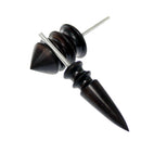 DIY Sharp Tip Narra Leather Burnisher Edge Slicker Leathercraft Polishing Tool Drill Ebony 2 Size