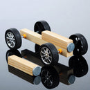 Assemble Magnetic Wooden Car Toy Set Car Model Kits Science Hobby Children Toys Model Making