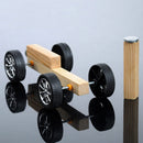Assemble Magnetic Wooden Car Toy Set Car Model Kits Science Hobby Children Toys Model Making