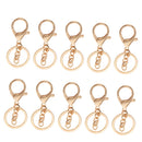 10 Pieces Lobster Snap Trigger Swivel Clips Hook Clasps Keychain Key Ring Plated Gold With the chain