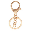 10 Pieces Lobster Snap Trigger Swivel Clips Hook Clasps Keychain Key Ring Plated Gold With the chain