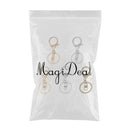 10 Pieces Lobster Snap Trigger Swivel Clips Hook Clasps Keychain Key Ring Plated Gold With the chain