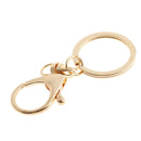 10 Pieces Metal Hook Swivel Snap Lobster Clasps Clips Findings Keychain Keyring DIY Gold
