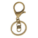 10 Pieces Metal Lanyard Hook Swivel Snap Lobster Clasps Clips Findings Crafts Keychain