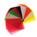 50 Pieces 15x10cm Vellum Coloured Translucent Tracing Papers for DIY Cardmaking