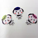 50 Pieces Mixed Lovely Dog Decorative 2 Sewing Holes Wood Scrapbooking Buttons Flatback DIY Craft