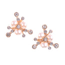 10 Pieces Crystal Flower Button Flatback Embellishment Handcrafts for Phone Case