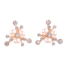 10 Pieces Crystal Flower Button Flatback Embellishment Handcrafts for Phone Case