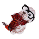 Cute Dog with Scarf Patch Iron on Embroidered Animal Patch Sew on Applique for Jeans Bag