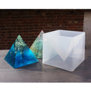 15cm Large Pyramid Shape DIY Silicone Mould Resin Epoxy Casting Jewelry Mold Handcraft Ornaments Tool