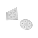 2 Piece Assorted Shape DIY Silicone Pendant Mold Mould for Resin Jewelry Making Craft