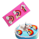 Silicone Fondant Cake Sugarcraft Cake Decorating Mould Tools Rainbow/Clouds
