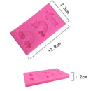 Silicone Fondant Cake Sugarcraft Cake Decorating Mould Tools Rainbow/Clouds