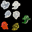 4 Pieces/Set Cute Silicone Pendant Mold Resin Casting Jewelry Mold for DIY Craft