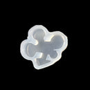 4 Pieces/Set Cute Silicone Pendant Mold Resin Casting Jewelry Mold for DIY Craft