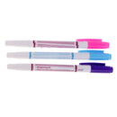 3 Pieces Double Head Air Water Erasable Pen Water Soluble Pens Marking Pen Disappearing Ink Tailor Pens for Cloth