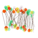 50 Pieces/Lot 4cm Boxed Sewing Accessories Patchwork Pins Straight Pins Flower Flat Head Pins Needle Craft DIY Tools