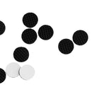 100 Pieces Furniture Protector Anti-Skid Self Adhesive Gridding Rubber Pad Black