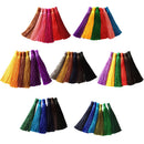 6 Pieces Small Silky Tassels Trim for Sewing Craft Scrapbooking Card Making