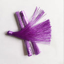 6 Pieces Small Silky Tassels Trim for Sewing Craft Scrapbooking Card Making
