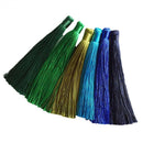 6 Pieces Small Silky Tassels Trim for Sewing Craft Scrapbooking Card Making