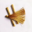 6 Pieces Small Silky Tassels Trim for Sewing Craft Scrapbooking Card Making