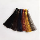 6 Pieces Small Silky Tassels Trim for Sewing Craft Scrapbooking Card Making