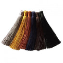 6 Pieces Small Silky Tassels Trim for Sewing Craft Scrapbooking Card Making