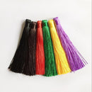 6 Pieces Small Silky Tassels Trim for Sewing Craft Scrapbooking Card Making