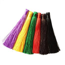6 Pieces Small Silky Tassels Trim for Sewing Craft Scrapbooking Card Making