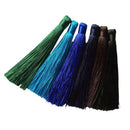 6 Pieces Small Silky Tassels Trim for Sewing Craft Scrapbooking Card Making