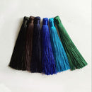 6 Pieces Small Silky Tassels Trim for Sewing Craft Scrapbooking Card Making