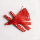 6 Pieces Small Silky Tassels Trim for Sewing Craft Scrapbooking Card Making